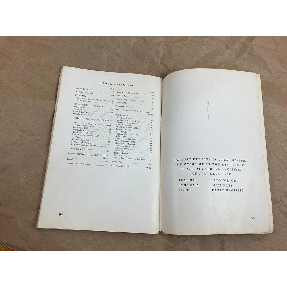 1935 Rice Cookbook - Picture 8 of 9